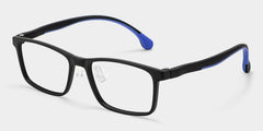 Sunny Rectangle Black Frame Eyeglasses for Tween