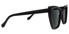 Shanell Butterfly Black Sunglasses