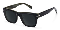Renzo Rectangle Polarized Sunglasses in Acetate Material