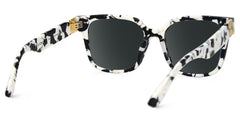 Kerri Wide Cow Print Sunglasses with Square Frames | Zeelool