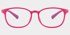 Kids Rectangle PinkAmaker Frame Glasses | Zeelool