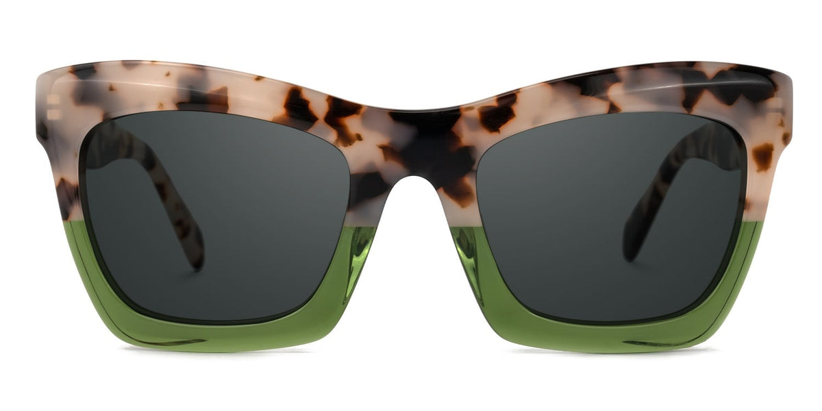 Benitez Square Two-Tone Frame & Prescription Sunglasses