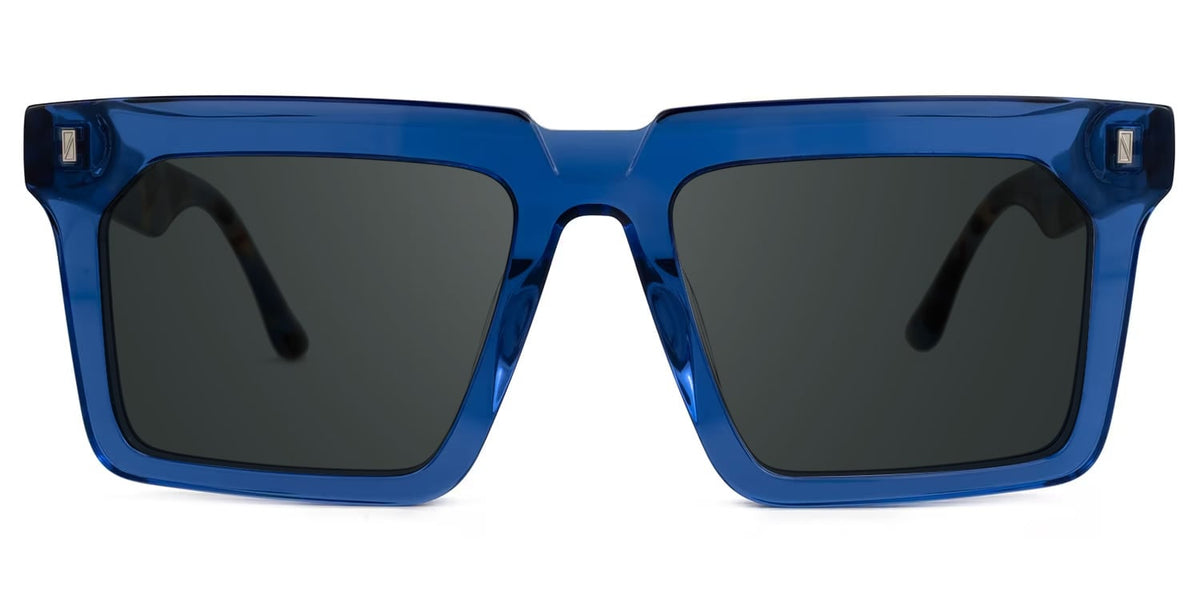 Rectangle Moreland Blue Sunglasses deals -Zeelool Glasses
