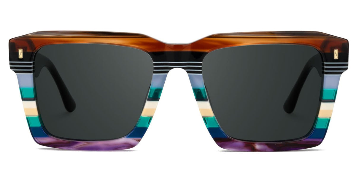 Kenish Designer Sunglasses in Square Multicolor Frame