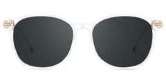 Crystal Greene Square Sunglasses
