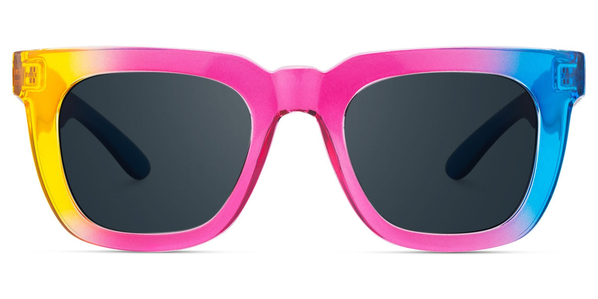 Clea Rectangle Multicolor Frame Sunglasses