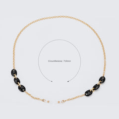 Fashion Eyeglasses Black Eyeglasses Chains Accessories on Zeelool