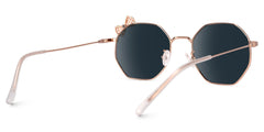 Kaitlyn Geometric Rose-Gold Sunglasses | Zeelool Glasses