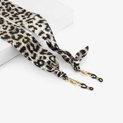 Scarf Chains Accessories For Glasses in White Leopard Color