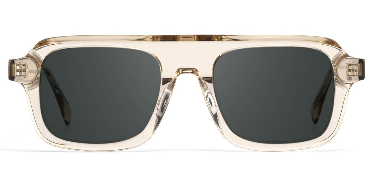 Nomad Rectangle Polarized Sunglasses in Acetate Material