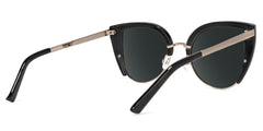 Brewer Cateye Black Frame Sunglasses | Zeelool Optical