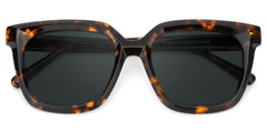 Lark Square Tortoise Polarized Sunglasses