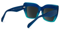 Charmaine Blue-Green Frame Sunglasses | Zeelool Optical