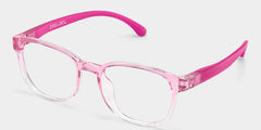 Dale Round Pink Frame Eyeglasses for Pre-tweens