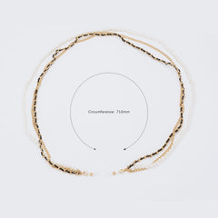 Fashion Eyeglasses Gold Eyeglasses Chains Accessories on Zeelool