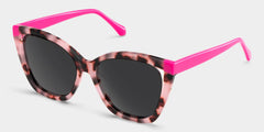Kira Pink Tortoise Frame Glasses with Butterfly Frame Online | ZEELOOL