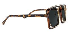 Aviator Tortoise-Gold Sunglasses | Zeelool Glasses
