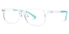 Kids Rectangle Normile Glasses with Cute Style -Zeelool
