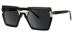 Ferguson Square Black Sunglasses