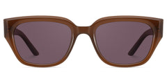 Serene Brown Crystal Cat eye Polarized Sunglasses Online | Zeelool
