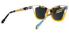 Rhoden Yellow Cateye Frame Sunglasses | Zeelool