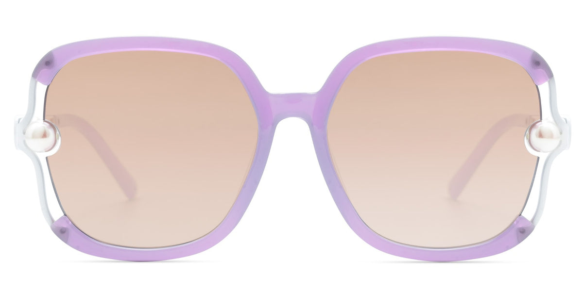 Square Purple Sunglasses Frames