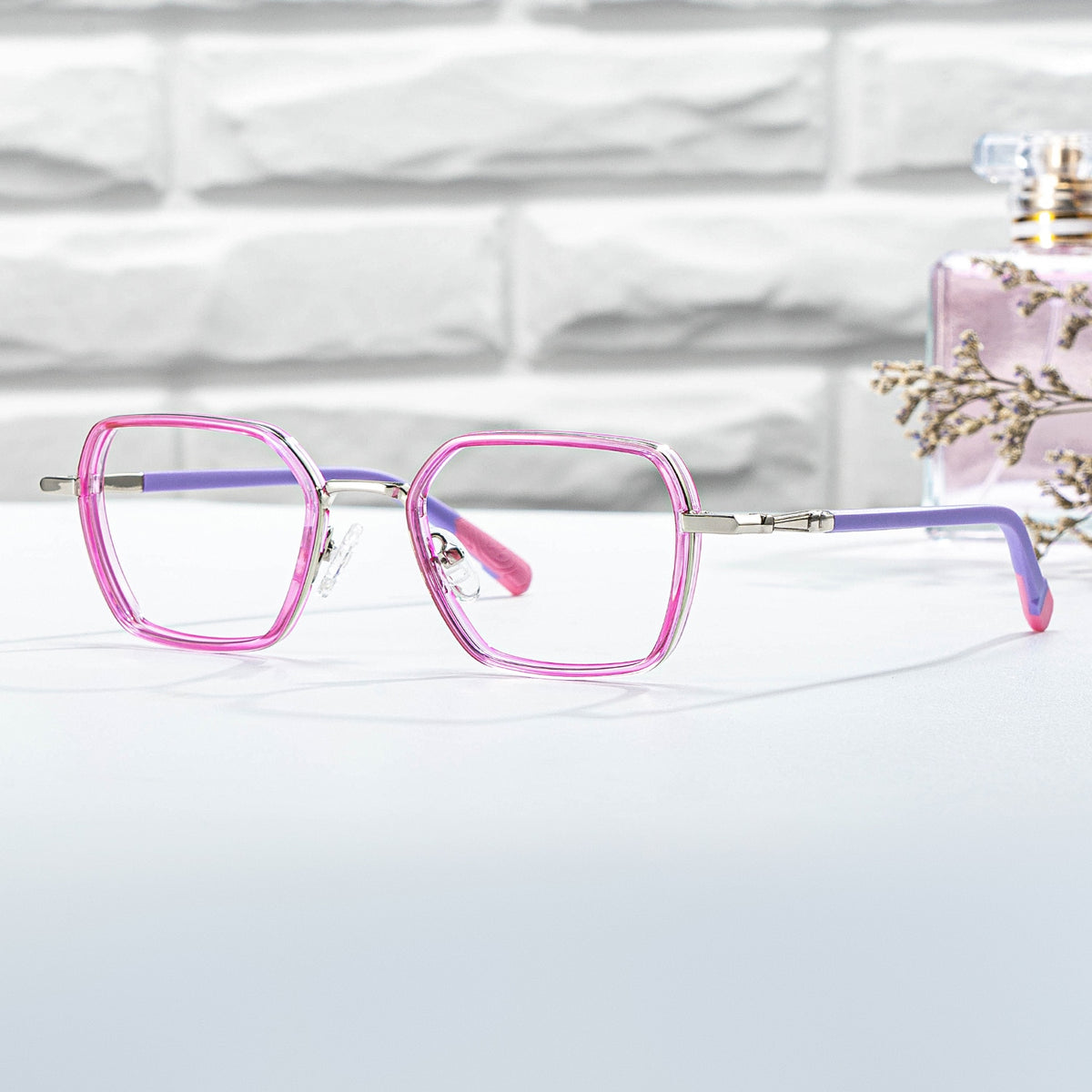 Kid geometric Piglet glasses with cute style -Zeelool