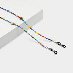 Colorful Round Glitter Eyeglasses Chains