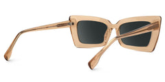 Newell Rectangle Translucent Brown Frame Sunglasses | Zeelool