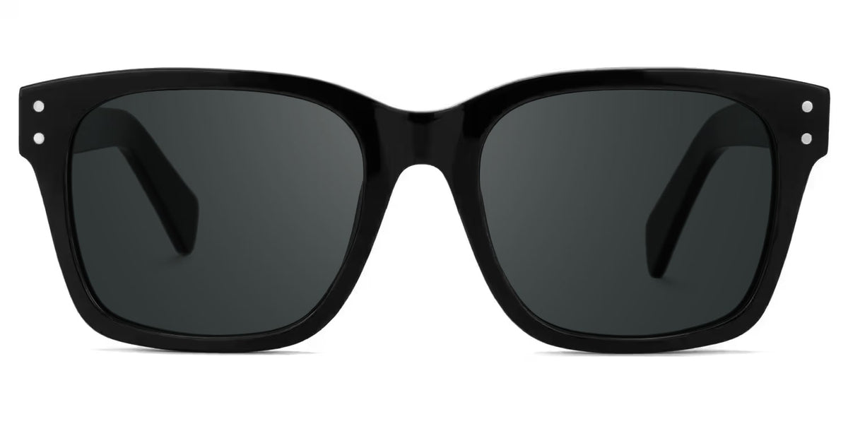 Fussell Square Black Full-Frame Sunglasses | Zeelool