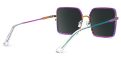 Square Toure Iridescent Frames Designer Sunglasses