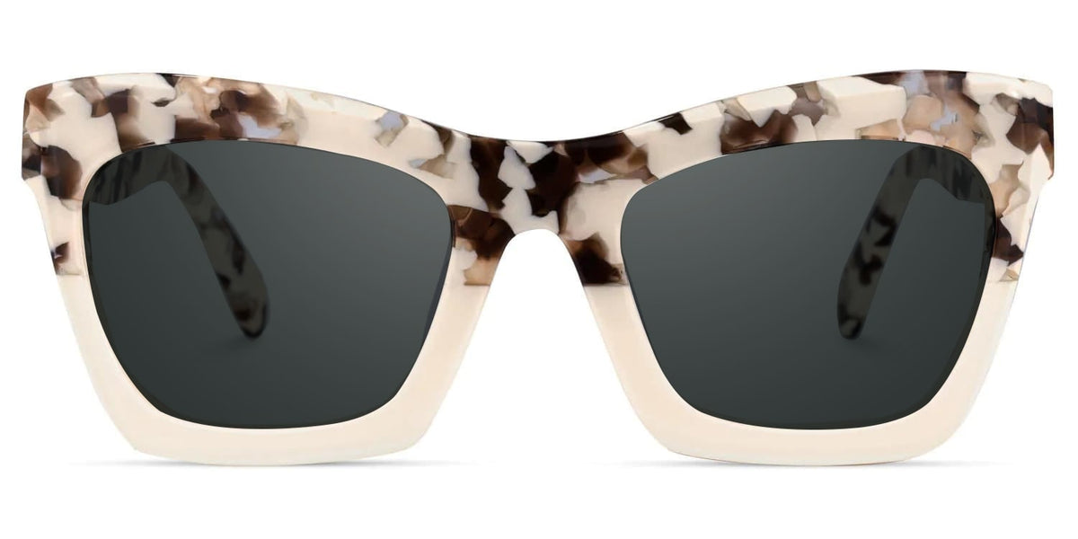 Benitez Square Two-Tone Frame and Prescription Sunglasses