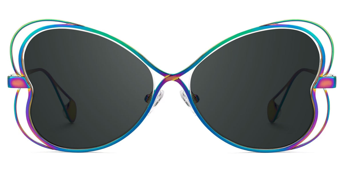 Designer Aretha Sunglasses in Metal Full-Frame