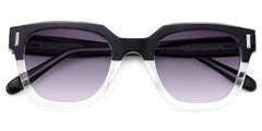 Nia Black Crystal Square Sunglasses Online | Zeelool