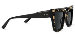 Leopard Print Cat Eye Sunglasses With Black Temple