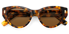 Azura Tortoise Cat Eye Polarized Sunglasses Online | Zeelool