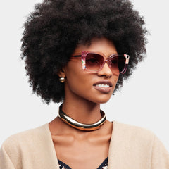 Palma Square Sunglasses in Acetate Material