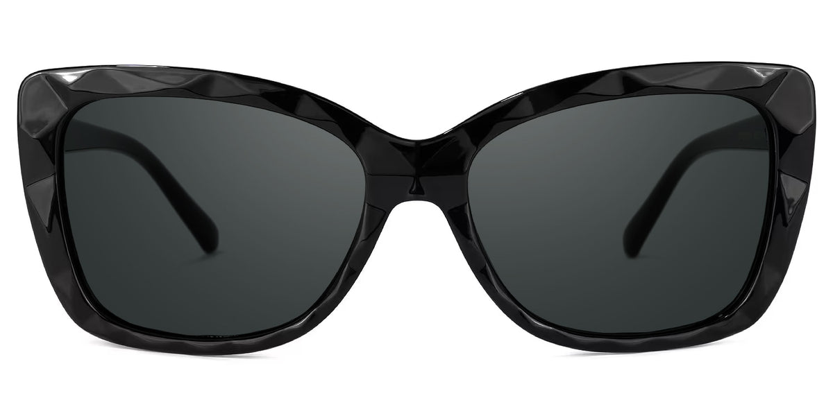 Wendell Cateye Black Sunglasses | Zeelool Glasses