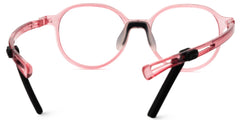Petter Round Pink Frame Eyeglasses for Little Kids