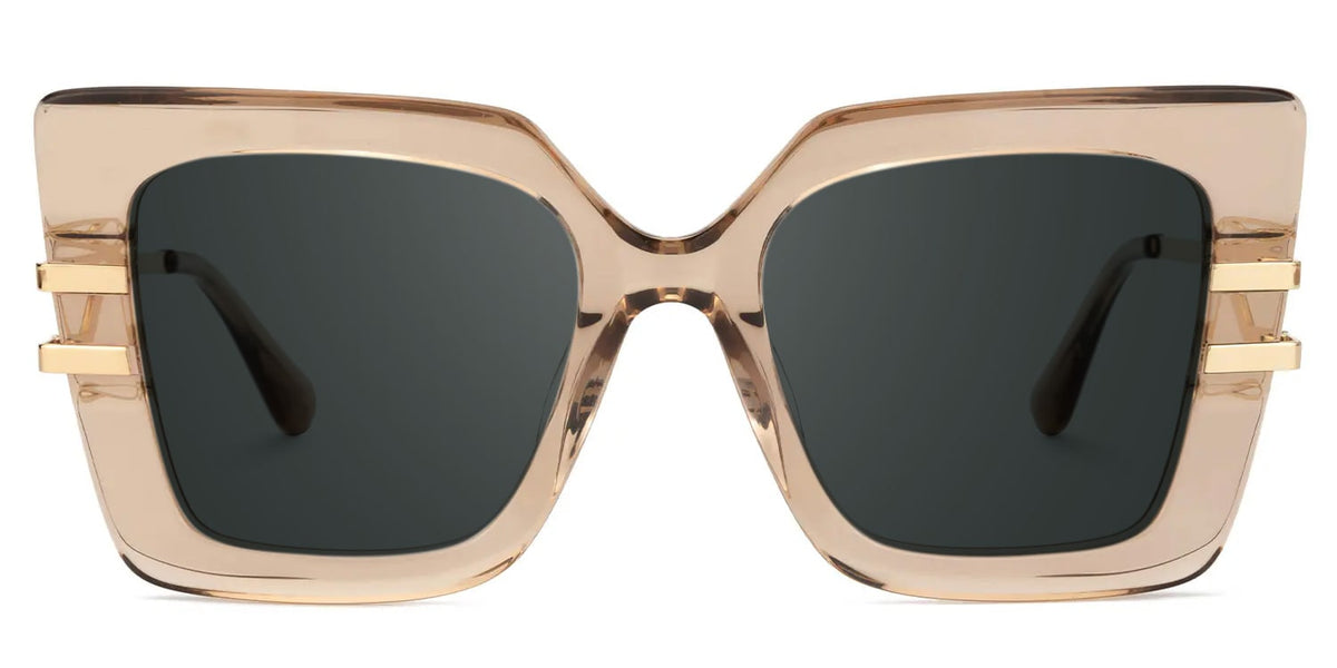 Designer Poutine Sunglasses in Mixed-Material Full-frame