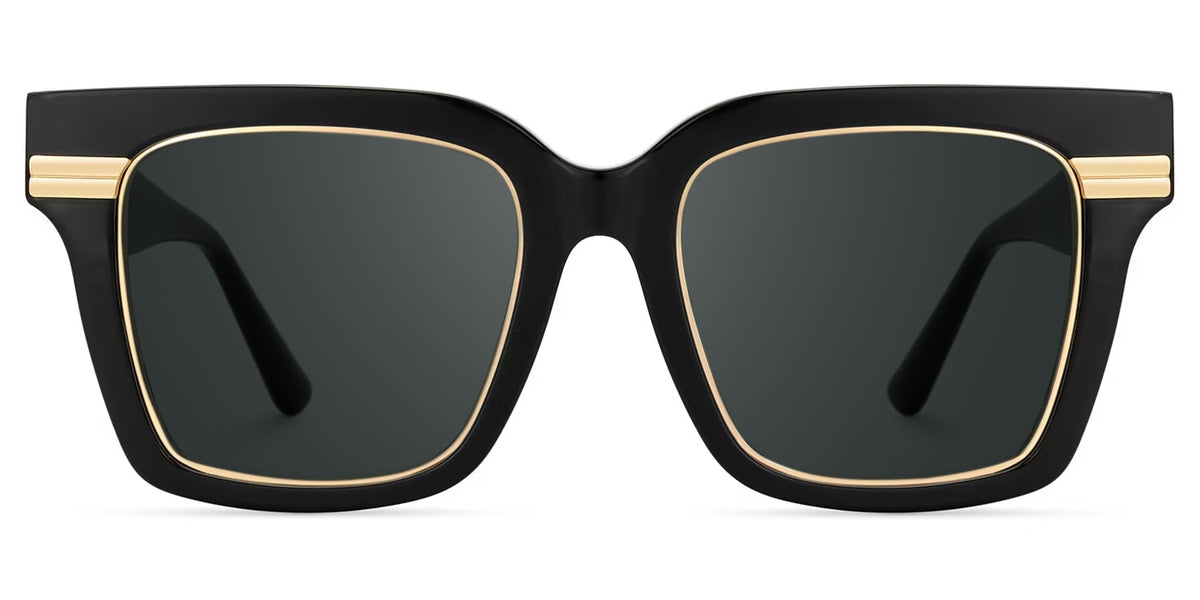 Taylor Square Black Color Frame Sunglasses for females | Zeelool