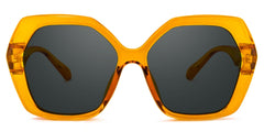 Piper Geometric Earthy-Yellow Sunglasses | Zeelool Glasses