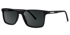 Daniel Rectangle Black Sunglasses | Zeelool Glasses