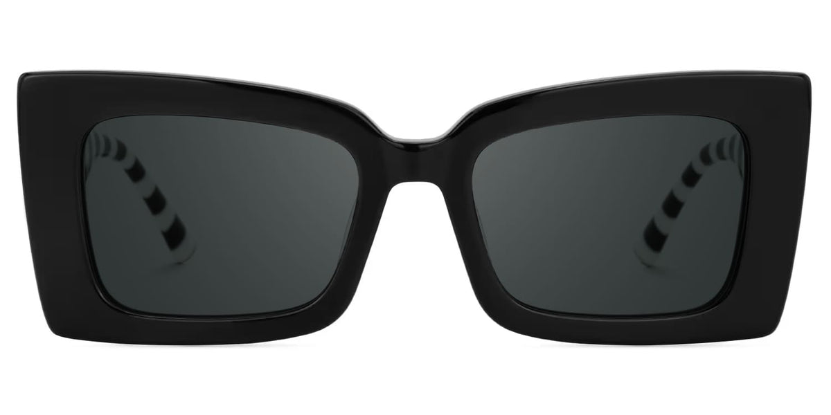 Designer Mitia Black Frame Sunglasses for Women | Zeelool