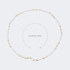 Fashion Eyeglasses Crystal Diamond Pearl Eyeglasses Chains Accessories on Zeelool