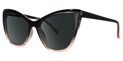Shelby Cateye Black-Pink Sunglasses | Zeelool Glasses