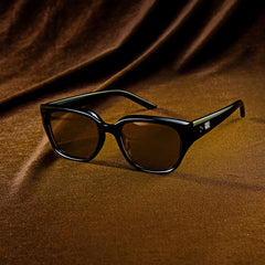 Serene Black Crystal Cat eye Polarized Sunglasses Online | Zeelool