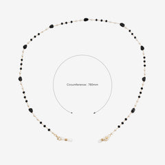 Eyeglasses Chains Accessories For Glasses in Black White Color