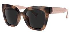 Malcolm Square Burnt Umber Sunglasses with Wide Frames