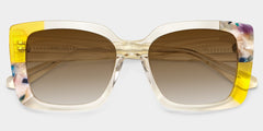 Palma Square Sunglasses in Acetate Material